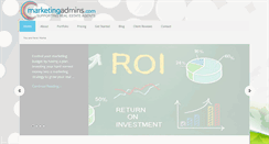 Desktop Screenshot of marketingadmins.com